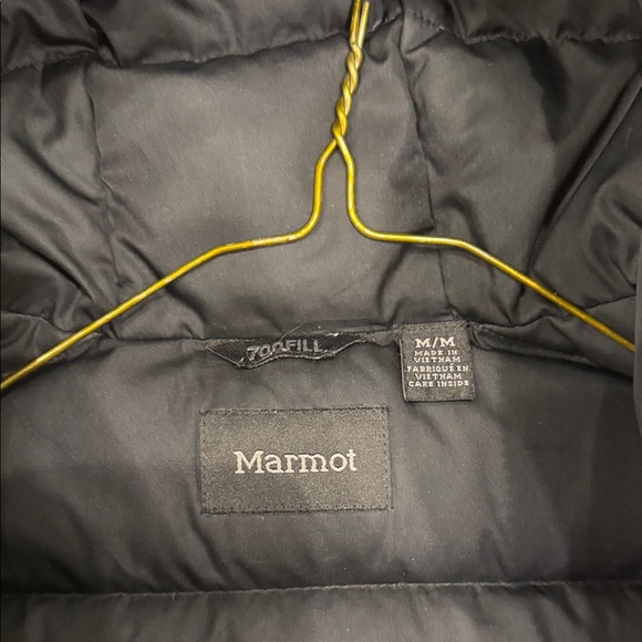 Marmot Charcoal Hooded Puffer Jacket - Picture 5 of 9